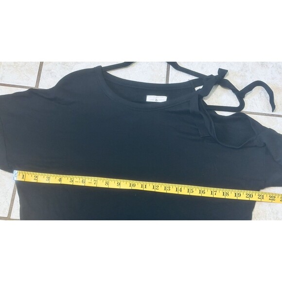 LOU & GREY Women Size S Signaturesoft Black Shift Dress Minimalist Boho Timeless - Picture 7 of 10